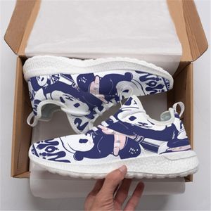 Designer tullskor diy för män kvinnor män tränare sport gai sneakers sko anpassade grossistfärg43