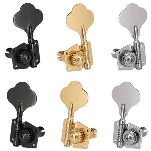 Guitar A Set 4pcs 5pcs 6pcs Sliver Gold Открытые электрические бас -гитарные колышки для хит -головы для бас -гитарных аксессуаров запчасти запчасти