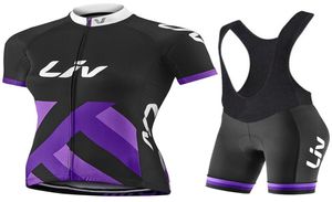 2017 Women Team Pro Cycling Jerseys Set Summer短袖サイクリングウェアROPA MAILLOT CICLISMO BICYCLE MTB 2 STYLES3204183