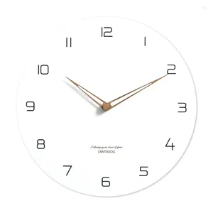Zegary ścienne eleganckie kwarcowe zegar cichy kreatywny biały sklep fryzjerski Nixie Watch Kitchen Wand Klok Wallclock 50ko516