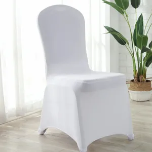 Chair Covers White Cover Stretch El Wedding Banquet All Inclusive Seat Stool Foreign Trade Whole