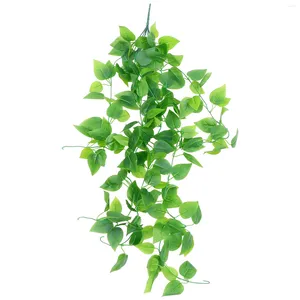 Dekorative Blumen Faux Rattan Wall Hanging Dekor künstlich grüne dill gefälschte Hochzeitsverzierung