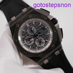 Highend AP Wrist Watch Epic Royal Oak Offshore 26405Ce Mens Watch Black Ceramic Fluorescerande Digital Pointer Automatisk mekanisk världsberömd klocka Swiss Clock