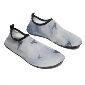 Wading Ayakkabı Kelime Tasarımı Özelleştirilmiş Kadınlar Karikatür Erkekler Hayvan Diy Siyah Beyaz Mavi Kırmızı Slip-On Mens Trainer Gai 086 159 Wo S S