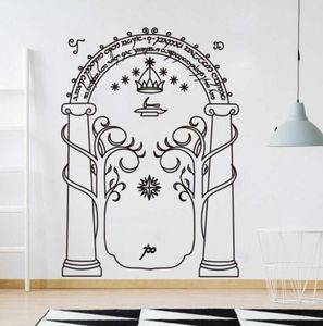 Film Decal Mines of Moria Door Kids Decoration Decoration Nursery Interior Wall Adesivi ragazzi Dormitory Decor Home Home Y747 2106154818388