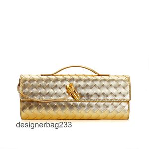 Ручка на плечах Venetas Long New Swork Clutch Buckle Stick Andiamo Woven Lock Baguette Back Back Cross Bottegs сингл 2024 Lady Women Adwardware Sags A142