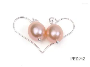 Stud Earrings Unique Pearl Jewelry 7-8mm Pink Oval Cultured Freshwater