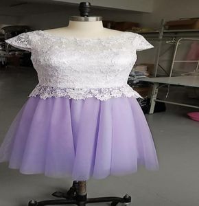 2021 echte Bilder sexy Heimkehr Cocktailkleider Juwel Aline Satin Kurzlänge Sommerpartykleider Prom Wear6240365