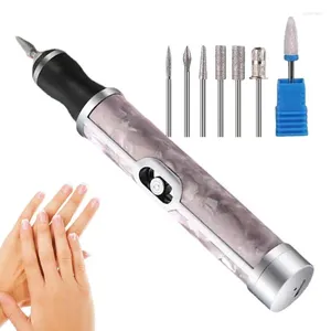 Nail Art Kits Filer Electric File For Thick Toenails Cordless 4 Speeds Professional Removing Acrylic Tools