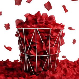 Decorative Flowers 1000pcs 5 5CM Artificial Fake Rose Petals For Romantic Night Wedding Event Party Decoration Color Gold Red White Flower