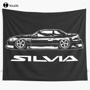 Hapanslar Nissann Silvia S13 180SX 240SX 200SX SR20 SR20DET Goblen Uzun Battaniye Yatak Odası Yatak Yatak Dekorasyon