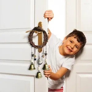 装飾的な置物魔女hanging鐘のドア保護風チャイム魔法のチェーン贅沢な家の装飾装飾壁の手作りペンダント