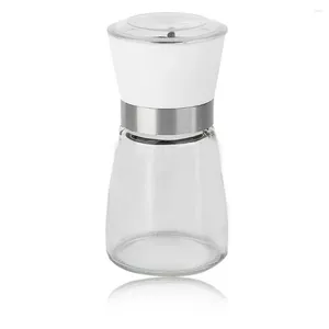 Tools Home Kitchen Accessories Stainless Steel Glass Manual Pepper Salt Spice Mill Grinder Container