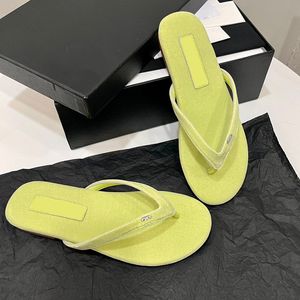 24ss da donna per le infradito sandali Flip Flops su pantofole Designer Sceplitura di pecora /velluto /tela Slide texture trapunte Muli classici da spiaggia da spiaggia per esterni