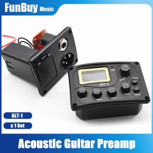 Kablolar Alt1 Austic Guitar 4 Band EQ EQ EQ EQUIDER PEAMP PIEZO TUNER İLE PICUP