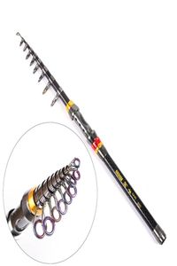 LIXADA Telescopic Fishing Lure Rod Reel Combo Set Carbon Fiber Fishing Pole Spinning Reel Fishing Bag For Vara de Pesca9777545