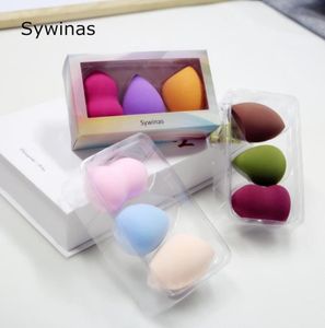 Sywinas 3PCSBox Big Makeup Sponge Spoff Set Cosmetics Make Up Up Microfiber Sponge Powder Poff1144671