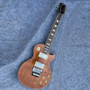 Gitar klasik marka elektro gitar, çift sarsıntılı elektro gitar, profesyonel performans seviyesi, eve ücretsiz teslimat.