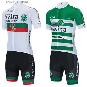 Jersey Cycling Sets New Green Tavira Cycling Jersey Pants Culottes Uniform Apel Team Ropa Ciclismo Men Mtb Pro Team Bike Maillot Shorts