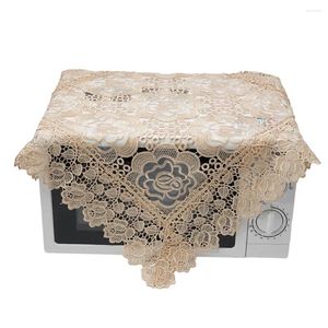 Table Mats Xmas Runner Tablecloth Party Decor Tea Dining Television Stylish Elegant Vintage Hollow Lace Flower Durable