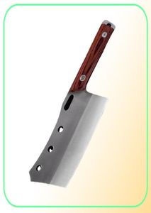 Cleaver Knife Ręcznie Mini szef kuchni noża kuchenne BBQ Butcher mięsny topol