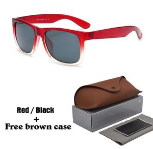 Solglasögon av hög kvalitet män kvinnor märkesdesigner plankram solglasögon flash spegel linser med läder med bruna fodral och box9372950