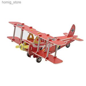 Puzzle 3D Serie militari 3D PUZLER BOMBER BOMBER AIRPLANE Modello di puzzle fai -da -te Modello di divertimento Giocattoli per bambini Gifdrens Gifts Educational Toys Y240415