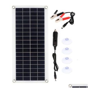 Solarmodule 1000W Panel 12V Cell 10a-60A-Controller für Telefon RV-Auto MP3-PAD-Ladegerät Outdoor Batterieversorgung Drop Lieferung DHHXG