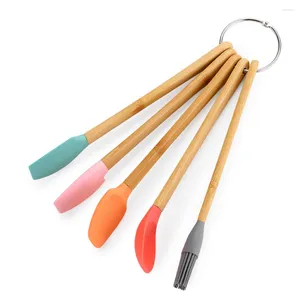 Ferramentas de panificação de utensílios de cozinha de silicone multi -coloridos e crianças