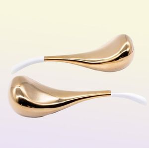 Face Massager Ice Globes für Gesicht 2pcs Luxus Roségold Kryo -Sticks Gesicht Roller kalte Hitze Relief Beauty Massage Werkzeuge Geburtstag GIF8548290