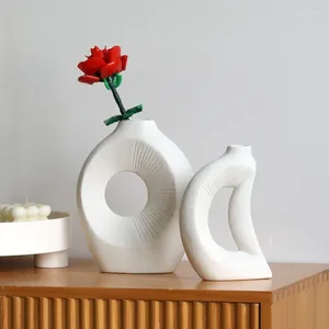 Vasi Ceramic Vase Sole e Luna Accompagnamenti Ornamenti possono separare lo stile creativo El per i fiori decorazioni per la casa