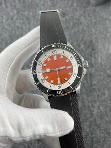 U1 TOP AAA BRETILING WATTH SUPEROCEANMEN自動機械シリーズ防水スポーツ高品質のセラミックリングソフトラバーバンドSapphire Glass Wristwatches