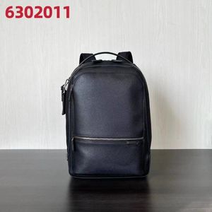 Backpack Harrison Series Pełna skórzana modna Trendy Minimalistyczna firma mężczyzn 6302011