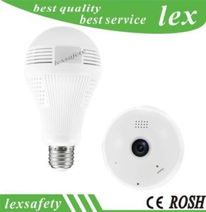 HD 960P FishEye 360 degrees Panoramic Bulb Light Wireless IP camera wifi CCTV 3D VR Camera WiFI Mini5543505