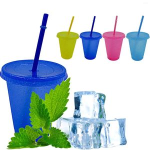 Drinking Straws Tumbler With Straw And Lid Water Bottle Iced Coffee Travel Mug Cup Reusable Plastic Cups Perfect For Parties Birthdays