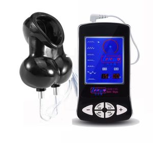 Male Electric Shock Scrotum Ring Medical Electro Shock Kits Sex Toys, Electro Shock Sex Ball Gage Cock Rings para MEN5675939