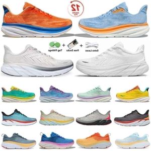2024 Hokka Shoes Hokkas Shoes One Bondi 8 Running Shoes Womens Platform Sneakers Clifton 9 Men Blakc White Harbor Mens Women Trainers Runnners 36-45