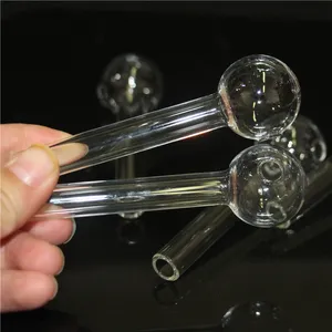 Pyrex Glass Oil Burner Pipe Hand Tuba Acessório