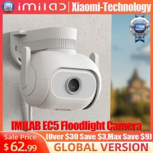 System Imilab EC5 Floodlight Camera Outdoor Wifi Mi Home Security Video Surveillance Cam IP 2KカラーナイトビジョンヒューマントラッキングWebカメラ