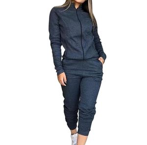 2022 Mode Frauen Sport Tracksuit Fleece Pullover Kapuzenhose 2 Stück Frau Set Outfit Casual Womens Sweat Suits Sweatsuits Clot9745133