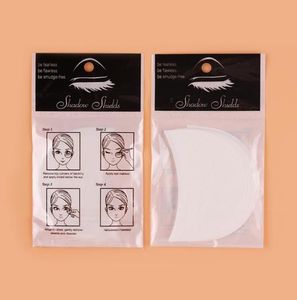 Augenbrauenwerkzeuge Schablonen 102050pcs Lidschatten Schilde unter Augen Patches Einwegschatten -Make -up -Beschützer Aufkleber Pads Eyes App3311663