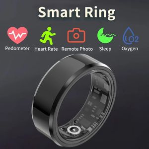 Smarta ringar för fitnesshälsospårning Hjärtfrekvensövervakning av blod Syre sömn Sport Finger Digital Ring Android iOS 240415