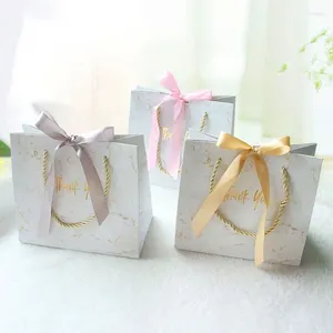 Gift Wrap 10pcs Marble European Style Packaging Bag Candy Bags Mariage Cookies Baby Box Sachets Chocolates