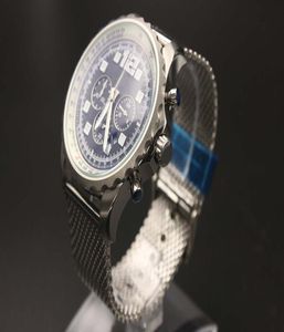 1884パイロットビッグプロフェッショナルタイミング高品質スポーツクロノスペース自動ファインスチールメン039Sメモリアルウォッチ9947348