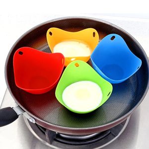 Hifuar 4PCSSet Silicone Egg Poacher Poaching Pods Mold Bowl Rings Cooker Boiler Kitchen Cooking Accessories Pancake Maker 240407