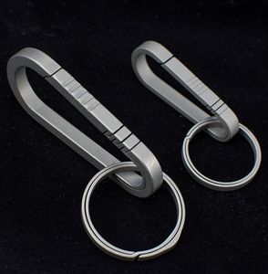 portable titanium backpacking mountaineering camping EDC gadgets lightweight key chain clip small simple carabiner buckle hook new9971558