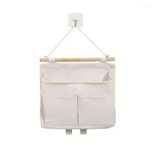 Storage Boxes Wall Hang Bag Mount Organizer Portable Hanging Basket With Pockets For Closet Home Living Room Bedroom