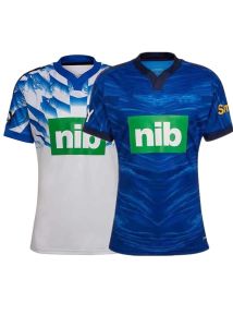 Rugby 2022/2023 Super Rugby Jersey New Zealand Home/Away Sport Blue Top S3XL