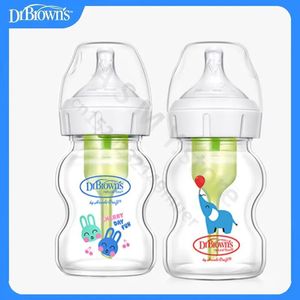 Dr. born baby glass bottle wide caliber anti-flatulence gas-liquid separation 240326