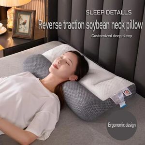 Neck Pillow Aid Protection Correction Orthopedic 40x60cm 48x74cm For Sleeping Ergonomic Releaser Comfort 240415